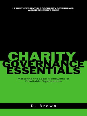 cover image of Charity Governance Essentials